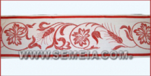 BORDO COTTE COTONE MM.100  ROSSO