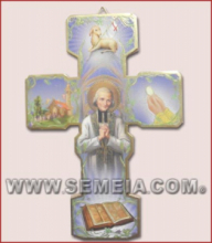 CR FR/094 CROCE SACERDOZIO 11,5x15,3 CON IMM.ORO A CALDO CURATO D'ARS