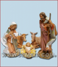 PR F/103 Natività 5 pezzi T/L cm 19