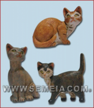 PR F/131 GATTI ASSORTITI T/L (70-71-72) x cm 19 (prezzo X 3 gatti)