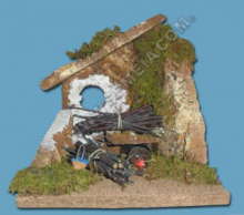 Fuoco con luce cm 12 funzionante  cm 12