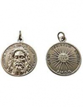 MD RR/032 MEDAGLIA VOLTO DI GESU' ARG. TONDA OX