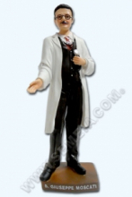 ST FR/032 STATUA SAN GIUSEPPE MOSCATI cm 20 DIPINTA