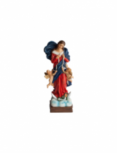 ST FR/036 STATUA MAD. NODI cm 20 DIPINTA