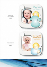 PORTAFOTO SOGNI D'ORO... cm 22x22 CIRCA CON SOSTEGNO PLEXI