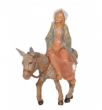 PR F/646 MADONNA CERCA ALLOGGIO C/ASINO (588) T/L cm 12