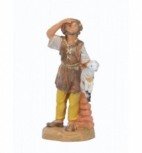 PR F/648 PASTORE C/PECORA IN BRACCIO T/L cm 9,5 (975)