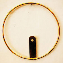 AR RR/023 AUREOLA IN OTTONE BAGNO ORO cm 20 C/BUSTA