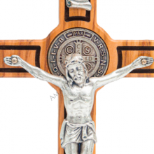 CR FR/150 CROCE ULIVO SAN BENEDETTO GIGANTE cm 20x10 CIRCA  C/LACCETTO